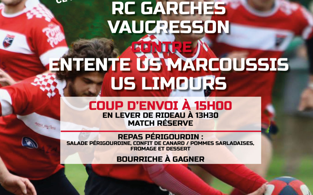 RCGV vs Entente Marcoussis/Limours – 18/03